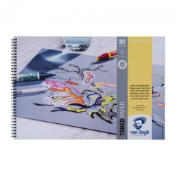 Blok Talens van Gogh ocean blue toned paper 30 sheets 120g