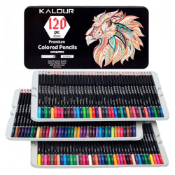 Kalour premium colored pencils soft touch zestaw 120 kredek - sklep pl