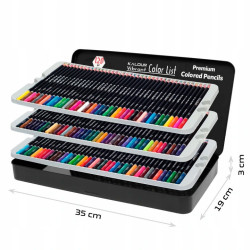 Kalor premium colored pencils soft touch set of 120 crayons