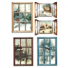 Decoupage paper soft A4 ITD S049 winter window