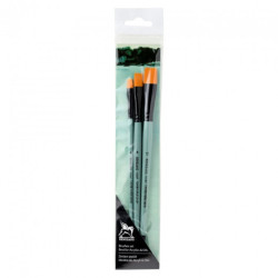Renesans set of 3 flat brushes 1006F