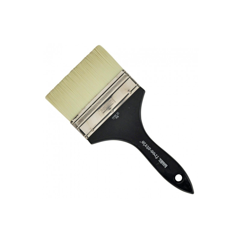 Liquitex free style flat brush short handle