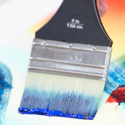 Liquitex free style flat brusheh with long handle