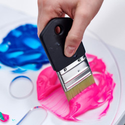 Liquitex free style flat brushes no handle