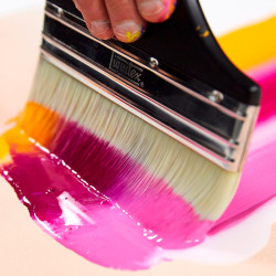 Liquitex free style flat brush short handle