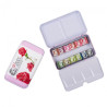 Renesans Anns rose set of 12 watercolors in metal box