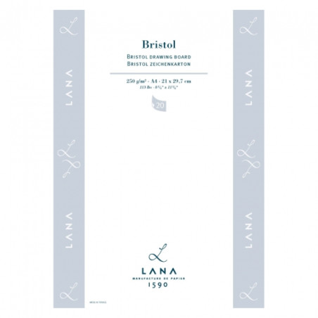 Paper pad Lana bristol 250g 20 sheets