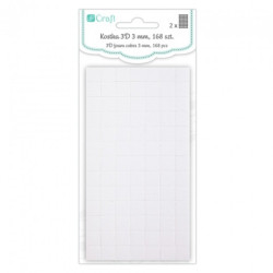 DP Craft 3D foam cubes 3mm 1x1cm