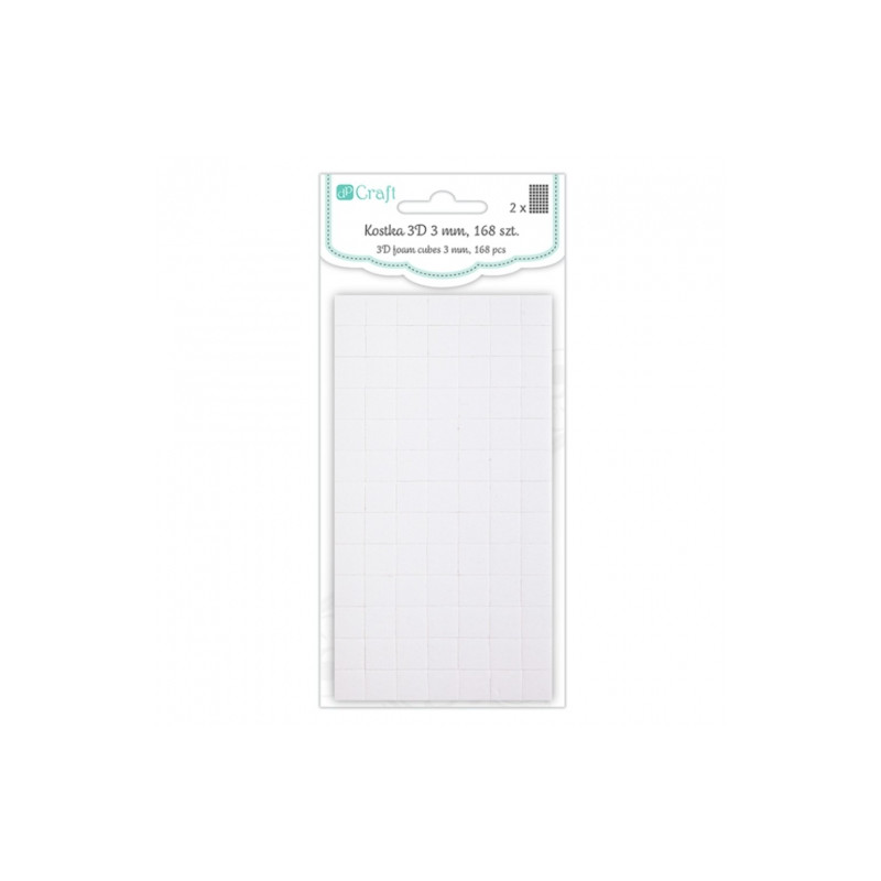 DP Craft 3D foam cubes 3mm 1x1cm