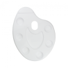 Oval plastic palette 19,6x25,5cm