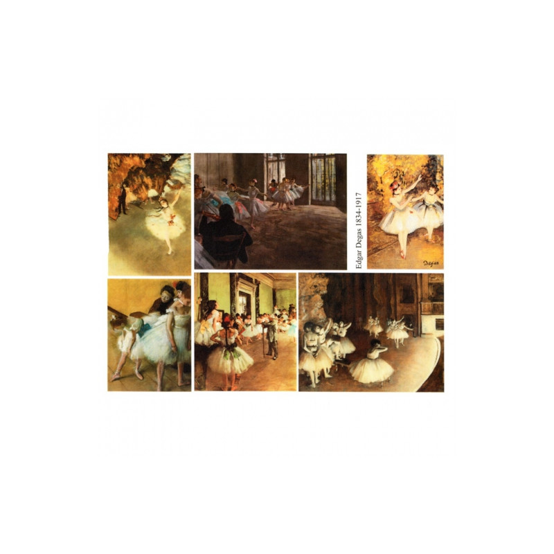 Papier do decoupage A4 ITD 0134- sklep plastyczny szał dla plastyków