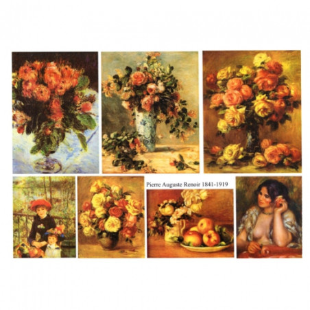 Papier do decoupage A4 ITD 0148- sklep plastyczny szał dla plastyków