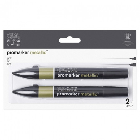Winsor&Newton promarker gold zestaw 2szt.- sklep plastyczny szał dla p