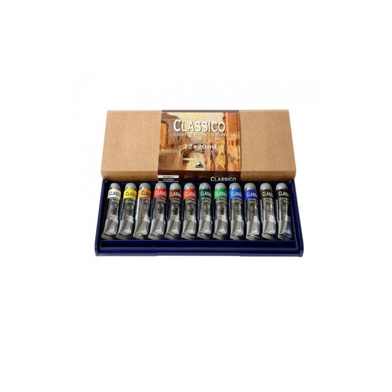 Maimeri classico farby olejne zestaw 12x20ml- sklep plastyczny szał dl