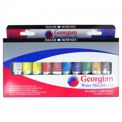 Daler-Rowney georgian water mixable oil paints set 10x20ml