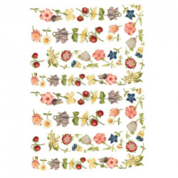 Decoupage paper A4 ITD D0001M field flowers