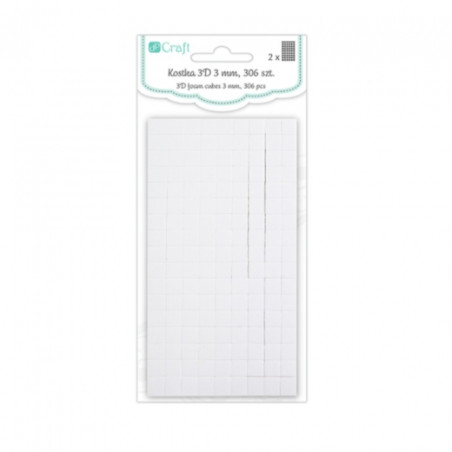 DP Craft 3D foam cubes 3mm 7x7mm