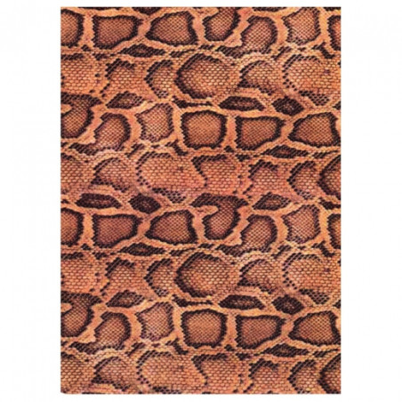 Rice decoupage paper snake's skin A4 ITD R082