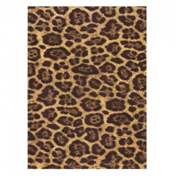 Rice decoupage paper leopard A4 ITD R085