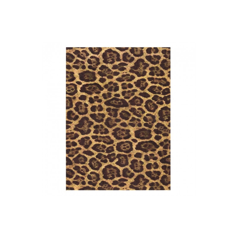 Rice decoupage paper leopard A4 ITD R085