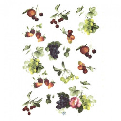 Rice decoupage paper fruit A4 ITD R100