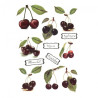 Rice decoupage paper cherries fruit A4 ITD R127