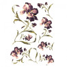 Rice decoupage paper irises flowers A4 ITD R244