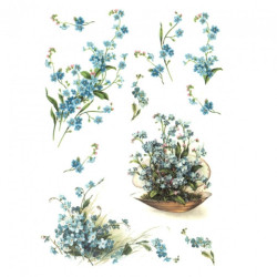 Rice decoupage paper A4 ITD R245