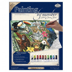 Paint by number- little zoo