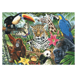 Paint by number- little zoo