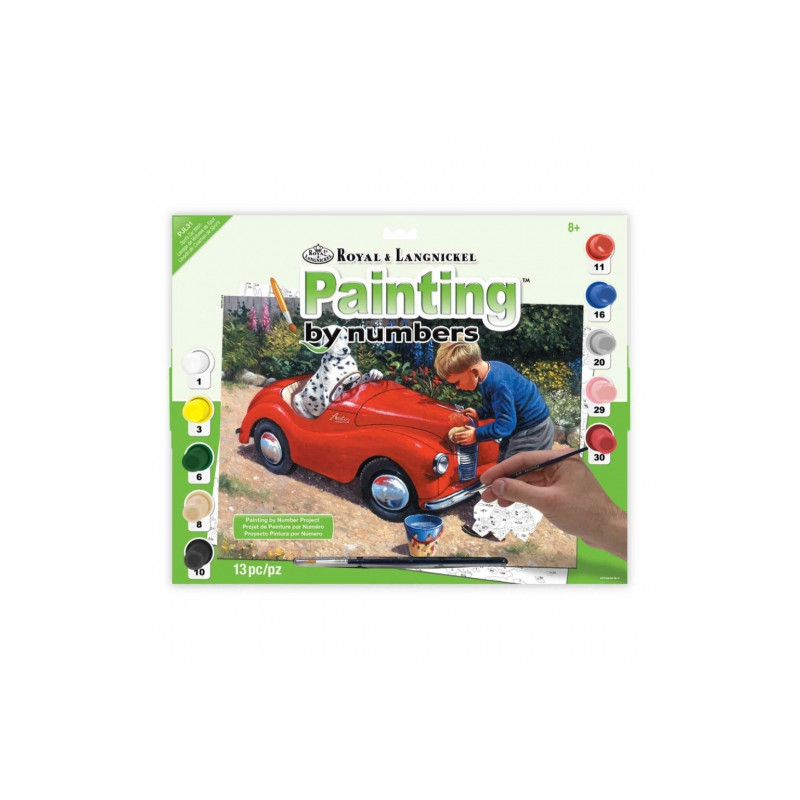 Royal&Langnickel Paiting by numbers - A3 10 colors - spot's car wash