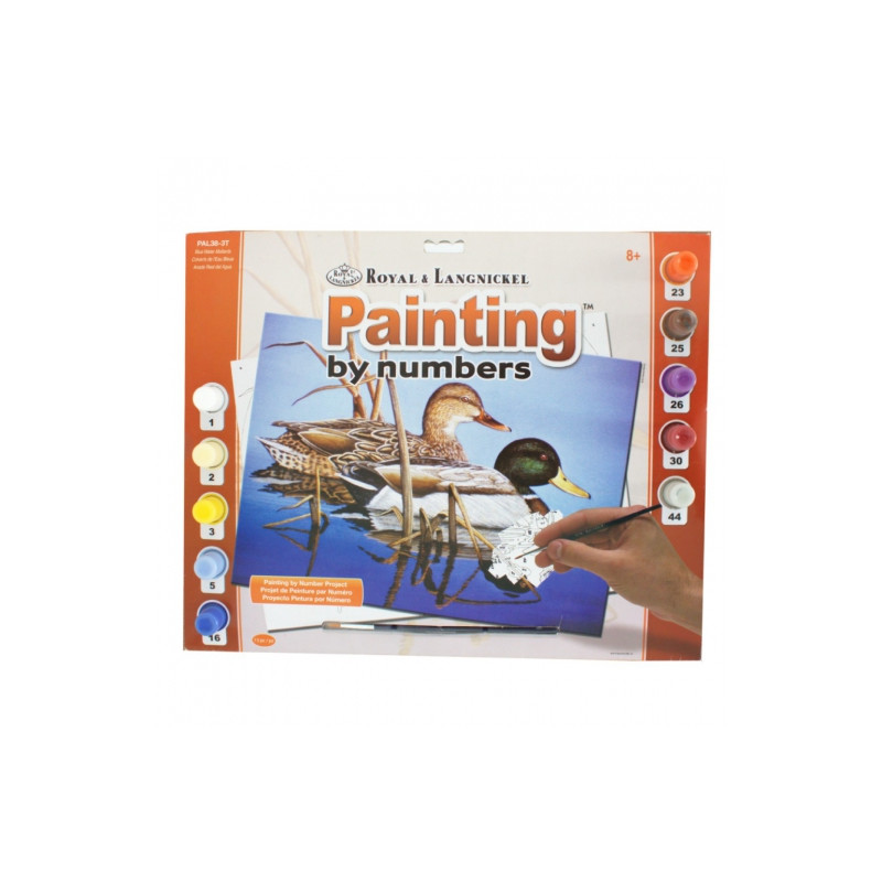 Royal&Langnickel Paiting by numbers - A3 10 colors - ducks