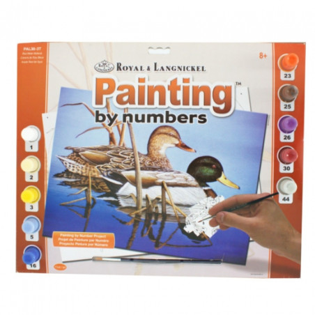 Royal&Langnickel Paiting by numbers - A3 10 colors - ducks