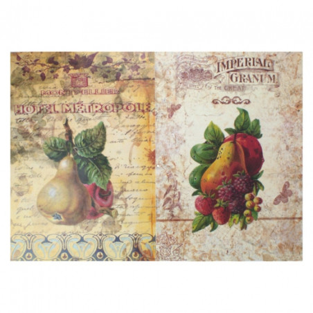 Papier do decoupage owoce 35x50cm calambour DGE116- sklep plastyczny s