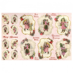 Calambour digital decoupage rice paper holidays DGR263 32x45cm