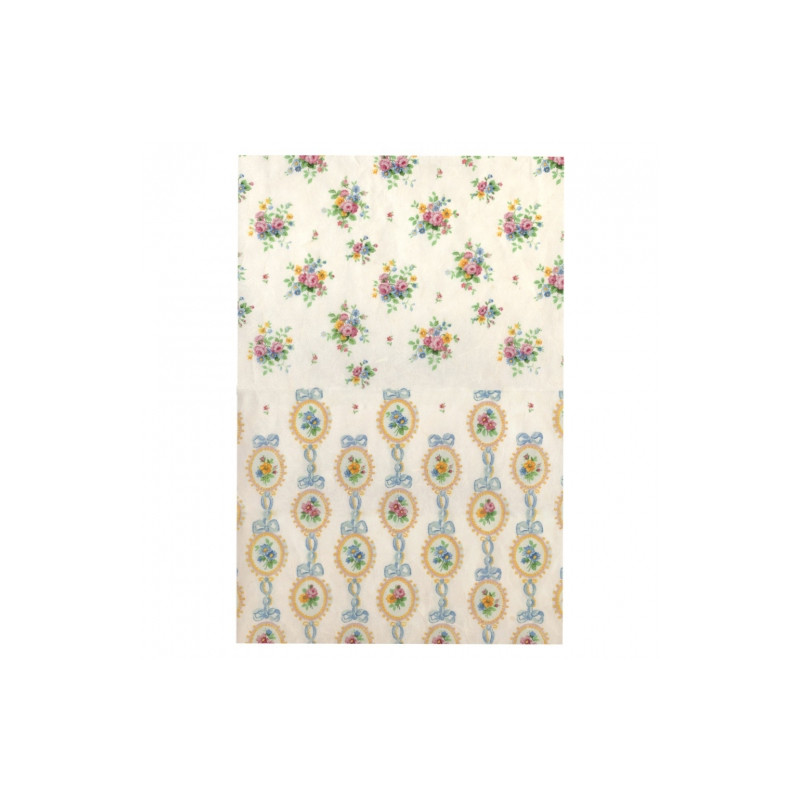 Calambour digital papier ryżowy do decoupage kwiatki ornament DGR261 3