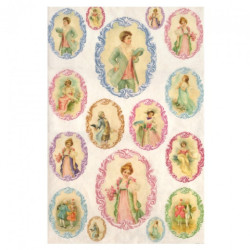 Calambour digital rice paper baroque collection DGR257 32x45cm