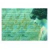 Rice decoupage paper woman subtitles 30x50cm calambour PAU60