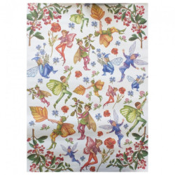 Decoupage paper 50x70cm calambour CAL122F fairy elves