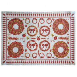 Papier do decoupage 50x70cm calambour CAL252E owoce kokardki - sklep p