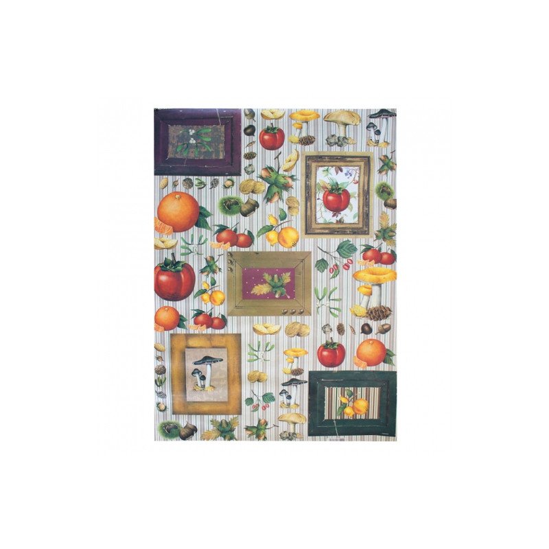 Decoupage paper 50x70cm calambour CAL221E autumn mushrooms