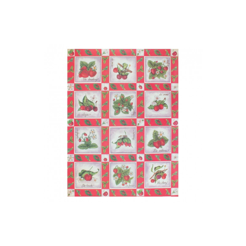 Decoupage paper 50x70cm calambour CAL146E fruit