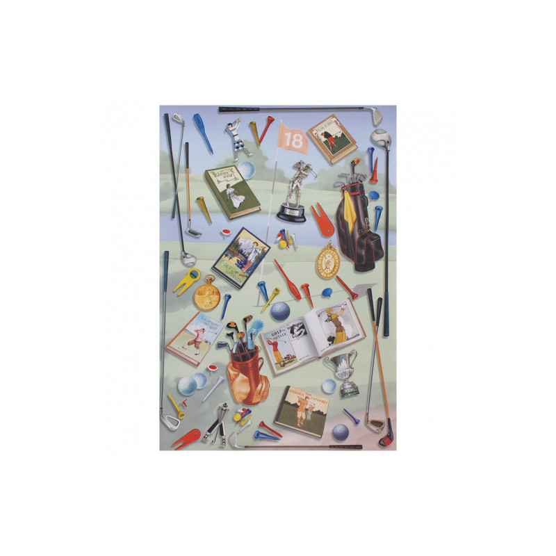 Decoupage paper 50x70cm calambour CAL115 golf