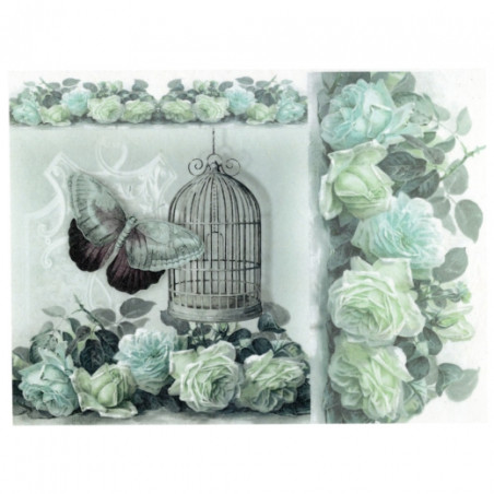 Rice decoupage paper A4 ITD R760