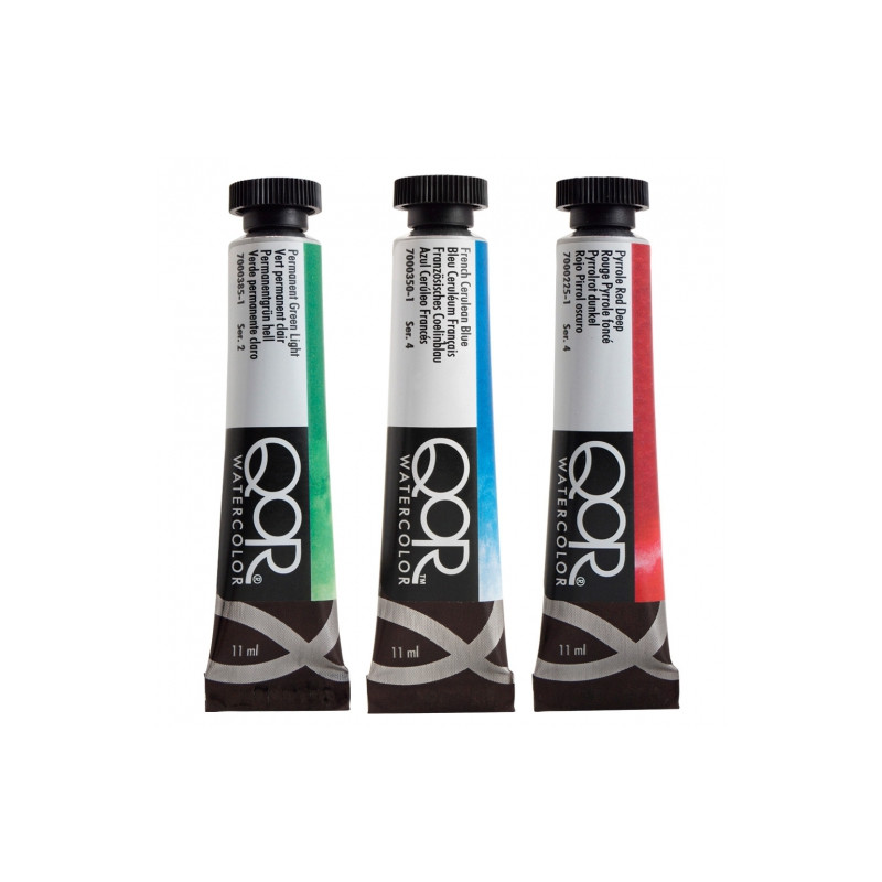 Golden QoR watercolor paints in a tube of 11ml