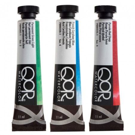 Golden QoR watercolor paints in a tube of 11ml
