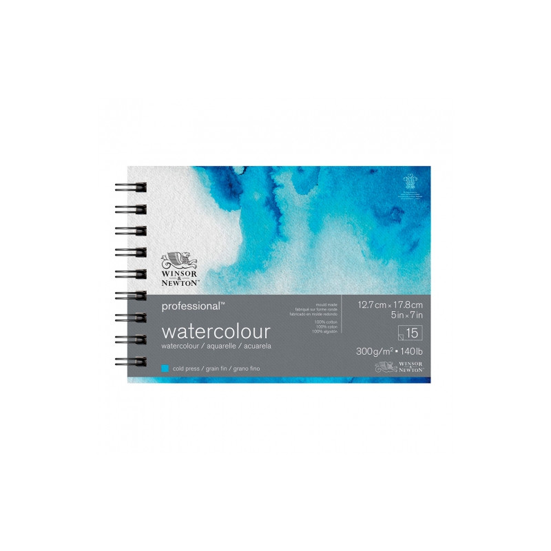 Winsor & Newton professional block, watercolor cold pressed 300g 12.7x