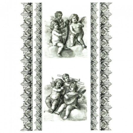 Decoupage paper soft A4 ITD S200 cupid decors