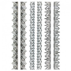 Papier do decoupage soft A4 ITD S201 dekory ornamenty - sklep plastycz