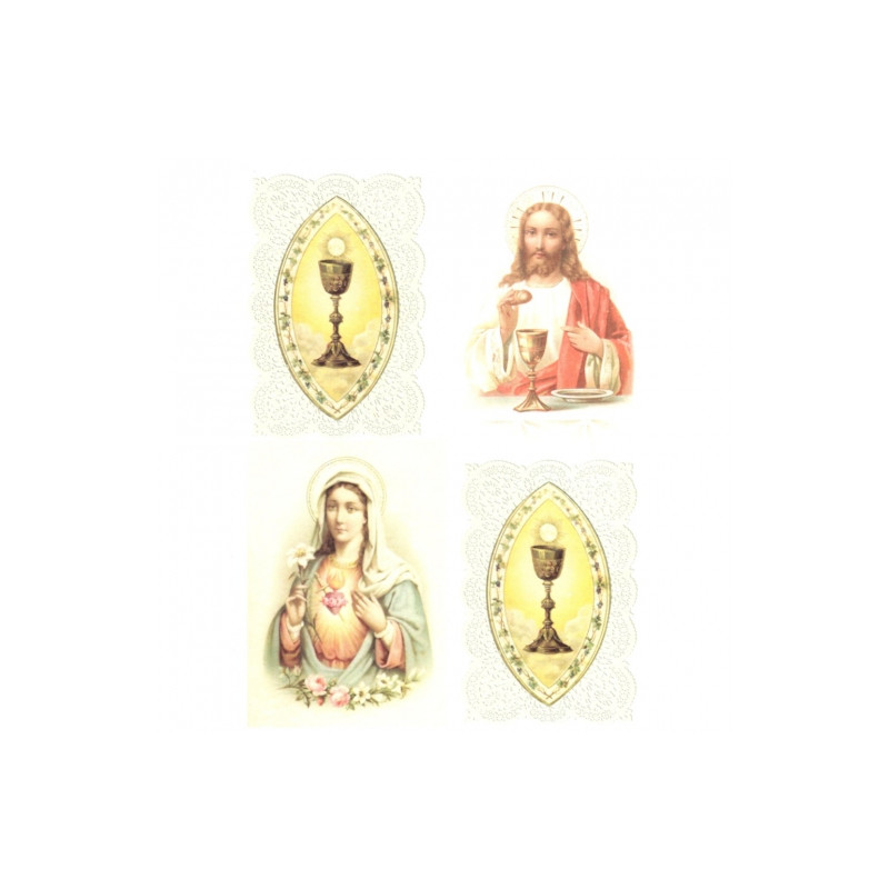 Papier do decoupage soft komunia A4 ITD S235- sklep plastyczny szał dl